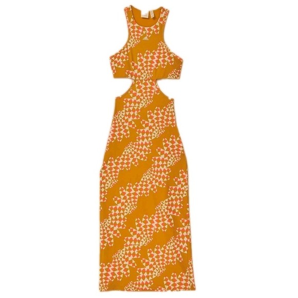 strapless open back dress ADIDAS ORIGINALS Girls' Pink Firebird Dress – Pavidas main image 1